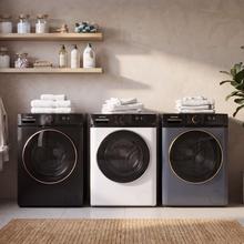 Bolero DressCode Wash&Dry 106610. Lavadora secadora 2 en 1 blanca de 10/6 kg, clase A/D, 1400 rpm y Motor Inverter Plus: 15 programas con sistemas inteligentes OnSmart y Fuzzy Logic, secado automático, programas con vapor SteamMax y estabilizado inteligente Smooth Wash, tambor con Space Pro y diseño Pearl Drum, con goma antibacteriana y funciones Drum Clean, Stop&Go, Delay End y kidlock.