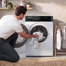 Bolero DressCode Wash&Dry 106610. Lavadora secadora 2 en 1 blanca de 10/6 kg, clase A/D, 1400 rpm y Motor Inverter Plus: 15 programas con sistemas inteligentes OnSmart y Fuzzy Logic, secado automático, programas con vapor SteamMax y estabilizado inteligente Smooth Wash, tambor con Space Pro y diseño Pearl Drum, con goma antibacteriana y funciones Drum Clean, Stop&Go, Delay End y kidlock.