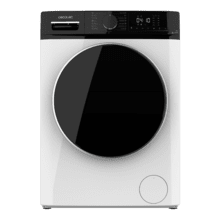 Bolero DressCode Wash&Dry 106610. Lavasciuga 2 in 1 bianca, capacità 10/6 kg, classe A/D, 1400 giri/min e motore Inverter Plus: 15 programmi con sistemi intelligenti OnSmart e Fuzzy Logic, asciugatura automatica, programmi a vapore SteamMax e stabilizzazione intelligente Smooth Wash, cestello con design Space Pro e Pearl Drum, con gomma antibatterica e funzioni Drum Clean, Stop&Go, Delay End e Kidlock.