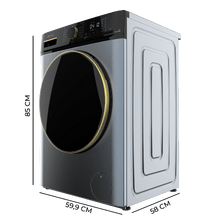 Bolero DressCode Wash&Dry 106610 Titanium Lavadora secadora 2 en 1 color Titanium de 10/6 kg, clase A/D, 1400 rpm y Motor Inverter Plus: 15 programas con sistemas inteligentes OnSmart y Fuzzy Logic, secado automático, programas con vapor SteamMax y estabilizado inteligente Smooth Wash, tambor con Space Pro y diseño Pearl Drum, con goma antibacteriana y funciones Drum Clean, Stop&Go, Delay End y kidlock.