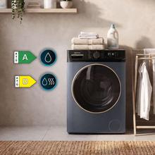 Bolero DressCode Wash&Dry 106610 Titanium Lavadora secadora 2 en 1 color Titanium de 10/6 kg, clase A/D, 1400 rpm y Motor Inverter Plus: 15 programas con sistemas inteligentes OnSmart y Fuzzy Logic, secado automático, programas con vapor SteamMax y estabilizado inteligente Smooth Wash, tambor con Space Pro y diseño Pearl Drum, con goma antibacteriana y funciones Drum Clean, Stop&Go, Delay End y kidlock.
