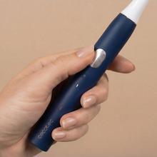ToothCare Sonic Moon. Escova de dentes elétrica sônica recarregável com 3 modos de escovação, temporizador de 2 minutos e alertas de quadrante a cada 30 segundos. Inclui 2 cabeças de escova e indicador LED.