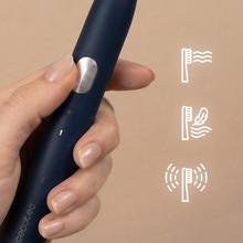 ToothCare Sonic Moon. Cepillo dental eléctrico sónico recargable con 3 modos de cepillado, temporizador de 2 minutos y aviso por cuadrantes cada 30 s, incluye 2 cabezales e indicador LED.