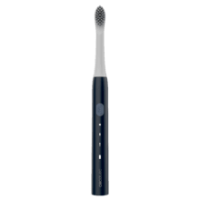 ToothCare Sonic Moon. Escova de dentes elétrica sônica recarregável com 3 modos de escovação, temporizador de 2 minutos e alertas de quadrante a cada 30 segundos. Inclui 2 cabeças de escova e indicador LED.