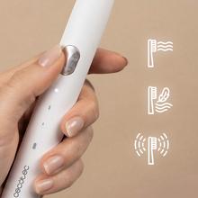 ToothCare Sonic White Cepillo dental eléctrico sónico recargable con 3 modos de cepillado, temporizador de 2 minutos y aviso por cuadrantes cada 30 s, incluye 2 cabezales e indicador LED.