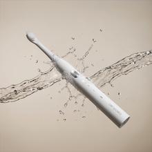 Escova de dentes elétrica sônica recarregável ToothCare Sonic White com 3 modos de escovação, temporizador de 2 minutos e alertas de quadrante a cada 30 segundos. Inclui 2 cabeças de escova e indicador LED.