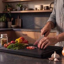 ChefCut  Black Cutting board Tabla de corte de PE 45×30×2 cm