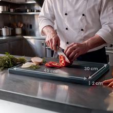 ChefCut  Black Cutting board Tabla de corte de PE 45×30×2 cm