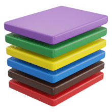 ChefCut  Multicolor Cutting board Juego de Tablas de PE 20×30×2 cm