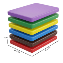 ChefCut  Multicolor Cutting board Juego de Tablas de PE 20×30×2 cm