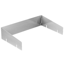 Cecotec Teppanyaki-Windschutz aus Stahl - Edelstahlkonstruktion, schützt Feuer und Kochfläche, einfache Montage und perfekte Passform