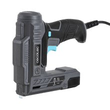 FastTacker 500 Power. Grapadora eléctrica con 70W de potencia. Compatible con grapas y clavos. Libertad movimiento 3m cable. Incluye, bolsa de transporte, quitagrapas y grapas y clavos.