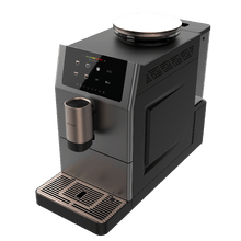 Cremmaet Stretta Cafetera superautomática con bomba de 19 bares, potencia de 1500 W y molinillo integrado. Prepara Espresso, Americano, Lungo y doble espresso con un solo toque. Diseño compacto con pantalla táctil LED, limpieza automática y mantenimiento sencillo.