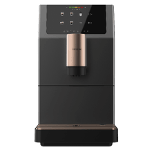 Cremmaet Stretta Cafetera superautomática con bomba de 19 bares, potencia de 1500 W y molinillo integrado. Prepara Espresso, Americano, Lungo y doble espresso con un solo toque. Diseño compacto con pantalla táctil LED, limpieza automática y mantenimiento sencillo.
