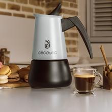 Caffettiera Piccola 200 Green + italiana, realizzata in acciaio inox di alta qualità, ideale per 10 tazze di caffè.