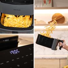 Cecofry&Crunch Steamy 7000 Freidora de Aire 3 en 1 de 7 L | Tecnología 3 en 1: Aire, Vapor y Combi, Capacidad 7 Litros, Panel Táctil Digital, Depósito de Agua Integrado, Cocina Sana
