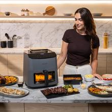 Cecofry&Crunch Steamy 7000 Freidora de Aire 3 en 1 de 7 L | Tecnología 3 en 1: Aire, Vapor y Combi, Capacidad 7 Litros, Panel Táctil Digital, Depósito de Agua Integrado, Cocina Sana