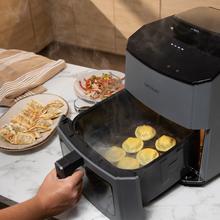 Cecofry&Crunch Steamy 7000 Freidora de Aire 3 en 1 de 7 L | Tecnología 3 en 1: Aire, Vapor y Combi, Capacidad 7 Litros, Panel Táctil Digital, Depósito de Agua Integrado, Cocina Sana