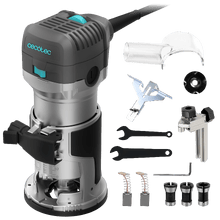 MultiShape 400 Fresadora cortes limpios y precisos. Motor de 710 W para trabajar sobre diferentes materiales. Ideal para trabajos de bricolaje.