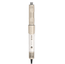 AirGlisse 16in1 Champagne Cepillo moldeador 16 en 1 con motor Brushless 110.000 rpm (1400 W), Función Plasma anti-frizz, Coanda + rizador 37 mm con placas PTC, incluye peine y clips.