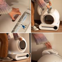 Pumba 8550 CleanKitty Smart. Lettiera autopulente con triplo sistema di deodorizzazione, controllo e display Wi-Fi, silenziosa e sicura grazie al sensore a infrarossi.