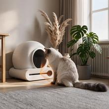 Pumba 8550 CleanKitty Smart. Arenero con autolimpieza, triple sistema de desodorización, control por wifi y pantalla, silencioso y seguro con sensor de infrarrojos.