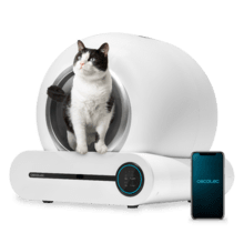 Pumba 8550 CleanKitty Smart. Lettiera autopulente con triplo sistema di deodorizzazione, controllo e display Wi-Fi, silenziosa e sicura grazie al sensore a infrarossi.