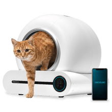 Pumba 8550 CleanKitty Smart. Arenero con autolimpieza, triple sistema de desodorización, control por wifi y pantalla, silencioso y seguro con sensor de infrarrojos.