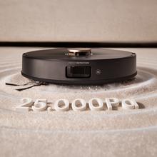 Conga Q300. Robot aspirateur et laveur de sols avec serpillères rotatives réglables. La serpillère droite s'étend sur 55 mm. Aspiration de 25 000 Pa et détection d'obstacles avancée. Nettoyage automatique de la base à l'eau chaude et au détergent, suivi d'un séchage à l'air chaud. Couverture à 100 % des coins. Brosse anti-emmêlement sans poils. Autonomie de 280 minutes.