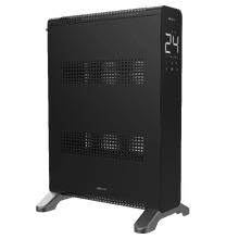 ReadyWarm 7000 Vertical Convection Black Convector vertical de 2000W con doble resistencia, termostato regulable, temporizador 24h, control por APP y diseño en cristal.
