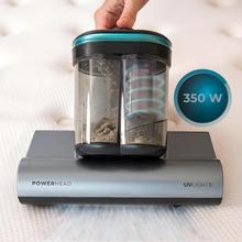 Der Conga Rockstar 5000 Matratzenstaubsauger mit 350 W Leistung, 10.000 Pa Saugkraft und UV-C-Licht sorgt für eine gründliche und hygienische Reinigung. Das Zweitanksystem gewährleistet eine gleichbleibende Reinigungsleistung. 4 Meter Aktionsradius.