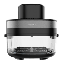 Cecofry&Glass Crunchy M Cecotec Freidora de Aire con Cesta de Cristal Cecofry&Glass Crunchy M | Cesta de Cristal Sin Recubrimientos Químicos, Visión Total del Cocinado, Control Táctil Digital, Cocina Saludable Sin Aceite