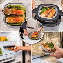 Cecofry&Glass Crunchy M Cecotec Freidora de Aire con Cesta de Cristal Cecofry&Glass Crunchy M | Cesta de Cristal Sin Recubrimientos Químicos, Visión Total del Cocinado, Control Táctil Digital, Cocina Saludable Sin Aceite