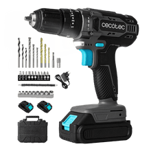 PowerForce 2125 Impact Taladro percutor y atornillador con dos baterías. Función percutora de hasta 27.000 impactos por minuto y 1.500rpm. Par de apriete de 45Nm regulable en 25+1 niveles.