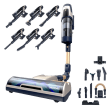 Conga Rockstar RX400 AI Aqua Pet Flex. 410 AW y 1250 W. Tubo flexible. Inteligencia Artificial. Cepillo para animales y accesorio WaterTank de fregado. Cepillo antienredos Hairless.