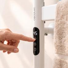 ReadyWarm 15500 Linear Towel Toallero eléctrico de diseño con barras giratorias, temporizador 9h, temperatura ajustable, pantalla LED