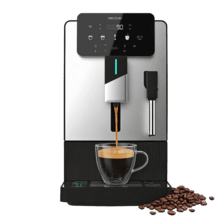 Cremmaet Steam Latte Art Elite Compact Kaffeevollautomat mit 19 Bar, Dampflanze und Thermoblock-System.