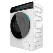 Lavatrice Bolero DressCode 6165 Inverter bianca con capacità di 6 kg e 1200 giri/min, 11 programmi, classe A-10%, motore Inverter Plus, Steam Max, pulizia del cestello, programma rapido 15', avvio ritardato, blocco bambini e pannello di controllo con display a LED.