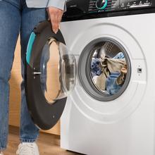 Lavatrice Bolero DressCode 6165 Inverter bianca con capacità di 6 kg e 1200 giri/min, 11 programmi, classe A-10%, motore Inverter Plus, Steam Max, pulizia del cestello, programma rapido 15', avvio ritardato, blocco bambini e pannello di controllo con display a LED.
