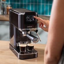 Cafelizzia ColdBrew Tamp Cafetera express para café espresso y cappuccino, café en frío, con 20 bares y vaporizador orientable.