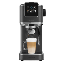 Cafelizzia ColdBrew Tamp Cafetera express para café espresso y cappuccino, café en frío, con 20 bares y vaporizador orientable.
