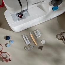 BelleCouture 1500 Máquina de coser con 15 puntadas para principiantes y kit de accesorios