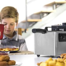 Cleanfry 1,5 L + Freidora de 1,5 litros de capacidad y 1000 W, con filtro para la limpieza del aceite.