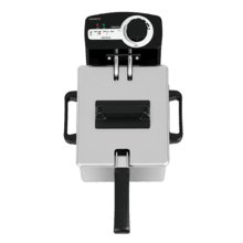 Cleanfry 1,5 L + Freidora de 1,5 litros de capacidad y 1000 W, con filtro para la limpieza del aceite.