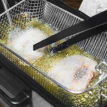 Cleanfry 3 L+ Freidora eléctrica de 3 litros de acero inoxidable con filtro OilClean que mantiene el aceite limpio, 2000 W de potencia, tapa con ventana de visión y filtro antiolores.