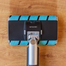 FreeGo Wash Twice Spray X-Treme Fregona eléctrica FreeGo Wash Twice Spray. 40 minutos de autonomía. Doble rodillo. Depósito de agua limpia de 450 ml y agua sucia de 350 ml. Pulverizador de agua y base de autolimpieza. Con spray pulverizador sobre la superficie.