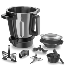 Mambo CooKing Total Gourmet X Robot de cocina multifunción con dispensador de alimentos.