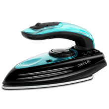 GoForce 8000 Folding X-Treme Plancha de viaje de 1200 W, vapor continuo de 15 g/min y golpe de vapor de 53 g/min. Sistema de doble voltaje.