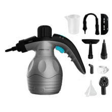 HydroSteam 1030 Active Limpiador de vapor con potencia máxima de hasta 1000 W. Limpia y desinfecta todo para un acabado perfecto.Depósito de 350 ml. 3 bares de presión y 30 g/min de caudal de vapor.