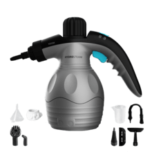 HydroSteam 1030 Active Limpiador de vapor con potencia máxima de hasta 1000 W. Limpia y desinfecta todo para un acabado perfecto.Depósito de 350 ml. 3 bares de presión y 30 g/min de caudal de vapor.